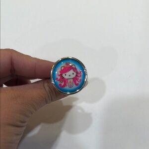 Tarina Tarantino x Hello Kitty Cute Mermaid Button ring